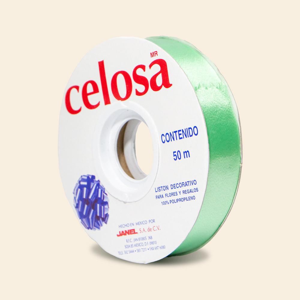 Listón Celosa Mod. 019 Ancho #5 Rollo Con 50 Metros