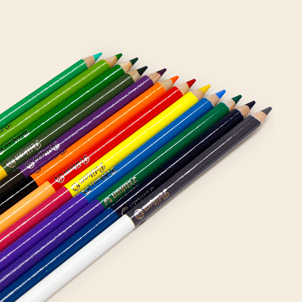 Bicolores Pelikan con 12 Piezas