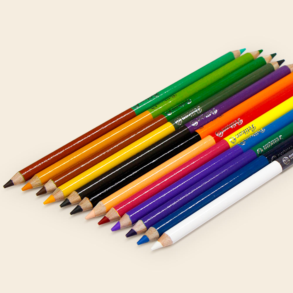 Bicolores Pelikan con 12 Piezas