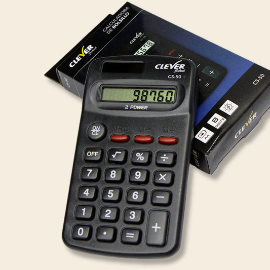 Calculadora de Bolsillo Clever, CS-50 de 8 Dígitos!
