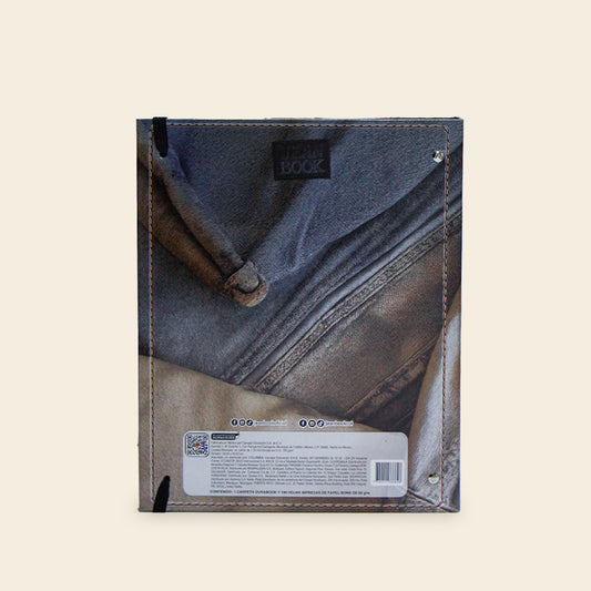 Carpeta JeanBook Raya con Elastico 100 Hojas