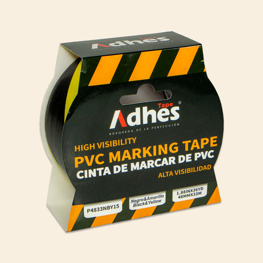Cinta Preventiva Negra/Amarilla Mod: ADMX-P4833NBY15