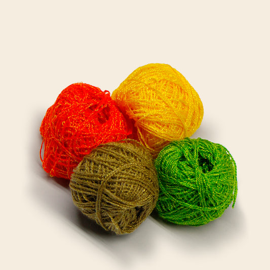 Hilo Cristal Con Oro Bola de 8 Gramos