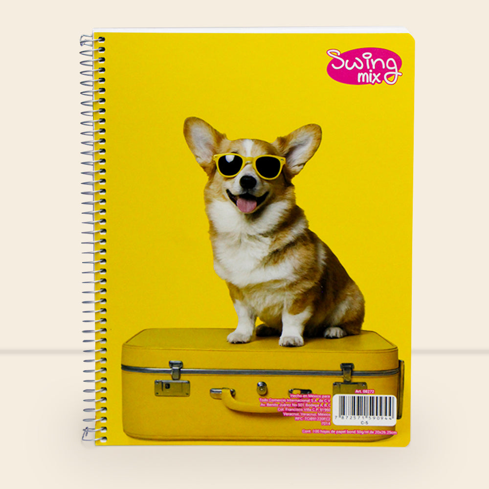 Libreta Swing Mix profesional con 100 Hojas Cuadro Chico
