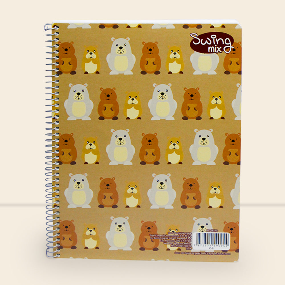 Libreta Swing Mix profesional con 100 Hojas Cuadro Chico