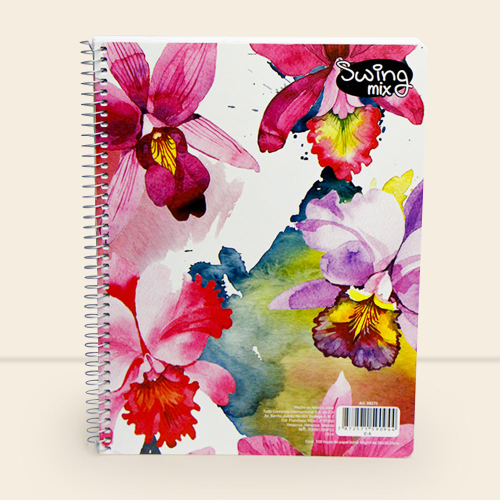 Libreta Swing Mix profesional con 100 Hojas Cuadro Chico