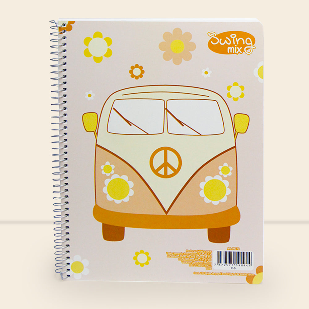Libreta Swing Mix profesional con 100 Hojas Cuadro Chico