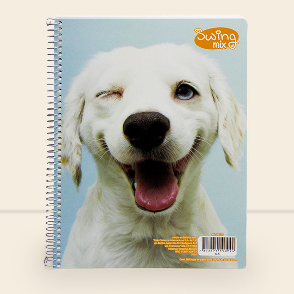 Libreta Swing Mix profesional con 100 Hojas Cuadro Chico