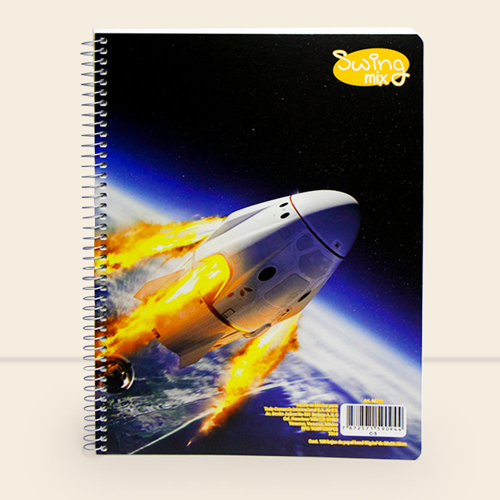 Libreta Swing Mix profesional con 100 Hojas Cuadro Chico