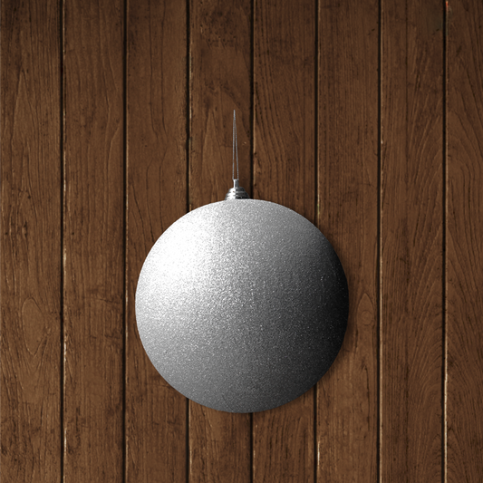 Esfera Con Glitter de 25 cm, Decorativas de Navidad