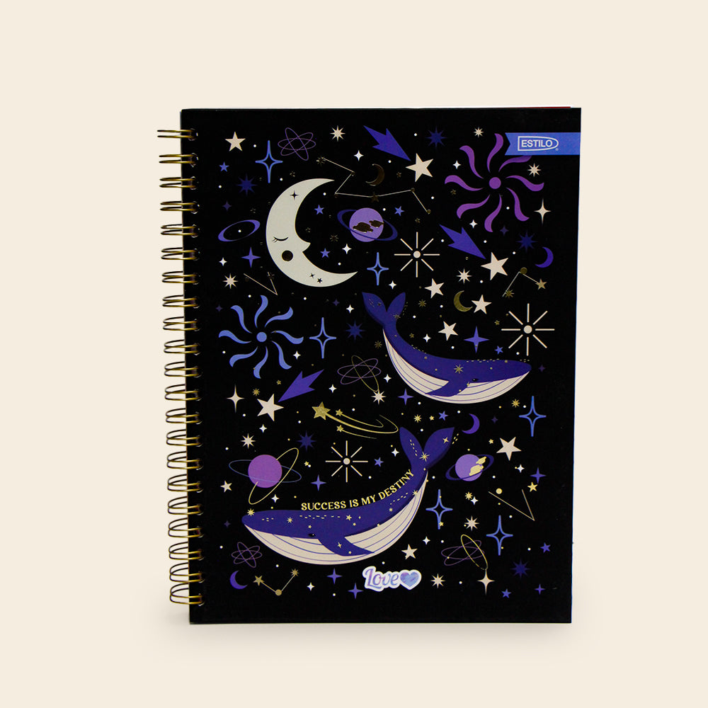 Libreta Profesional 200 Hojas Cuadro Chico KYMA Estilo Chicas