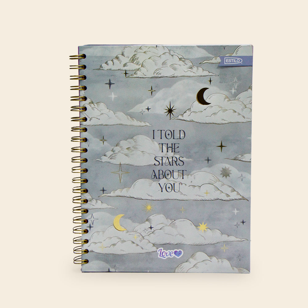 Libreta Profesional 200 Hojas Cuadro Chico KYMA Estilo Chicas