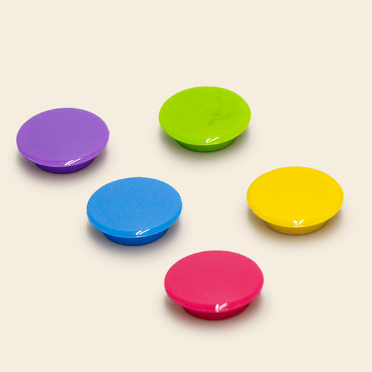 Paquete Con 5 Imanes Coloridos, Marca Pascua.