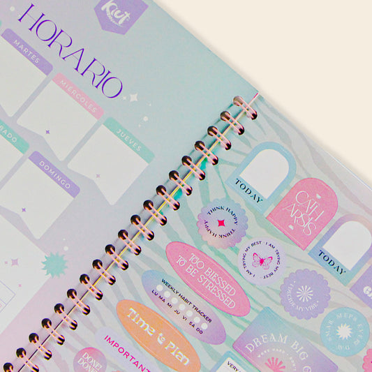 Libreta KIUT Decorada con 100 Hojas