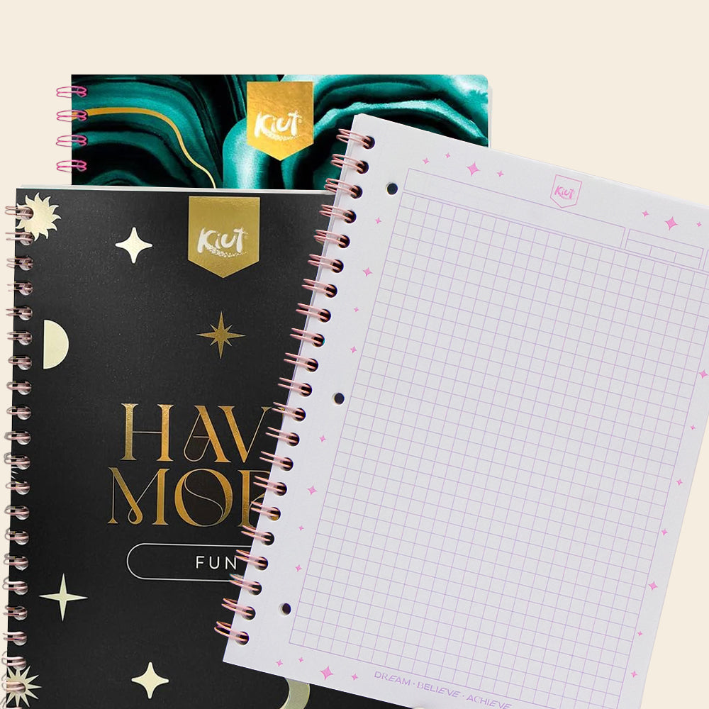 Libreta KIUT Decorada con 100 Hojas