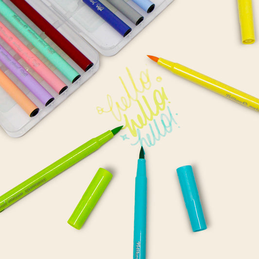 Pelikan Markana Pincel, Colores Pastel Estuche con 12 Piezas