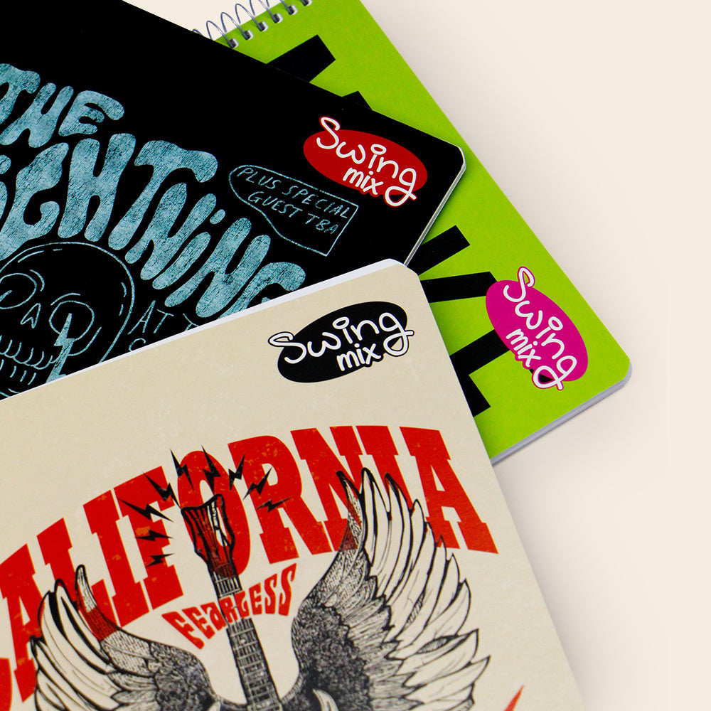 Libreta Swing Mix profesional con 100 Hojas Cuadro Grande