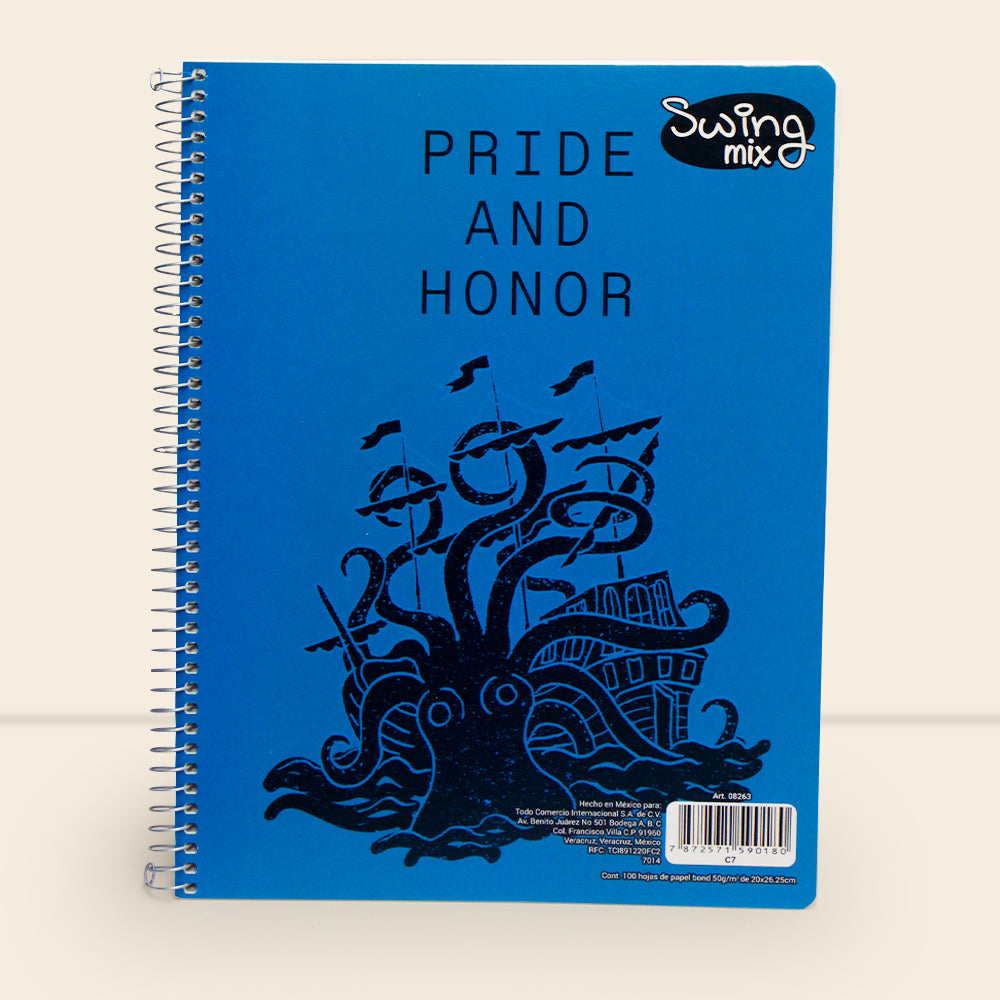 Libreta Swing Mix profesional con 100 Hojas Cuadro Grande