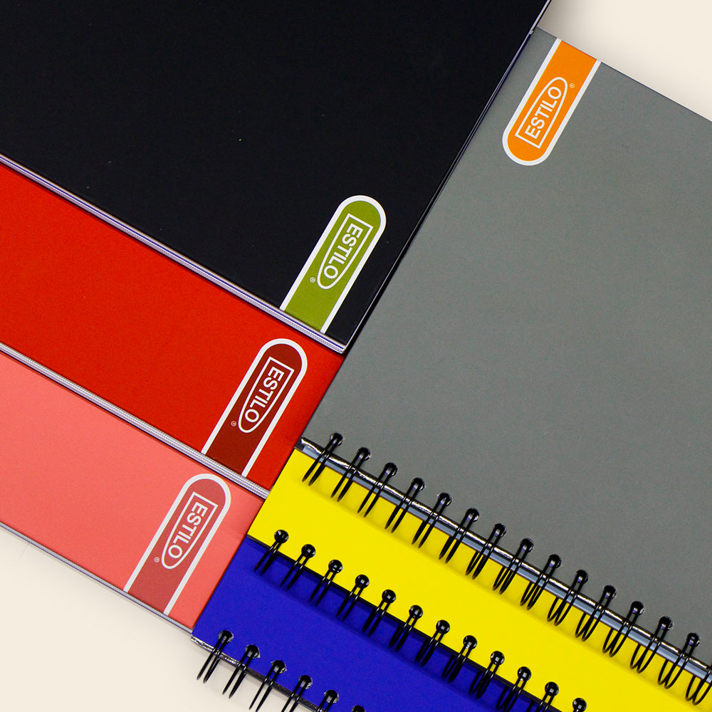 Libreta Profesional 200 Hojas Cuadro Chico KYMA Estilo Colores Lisos