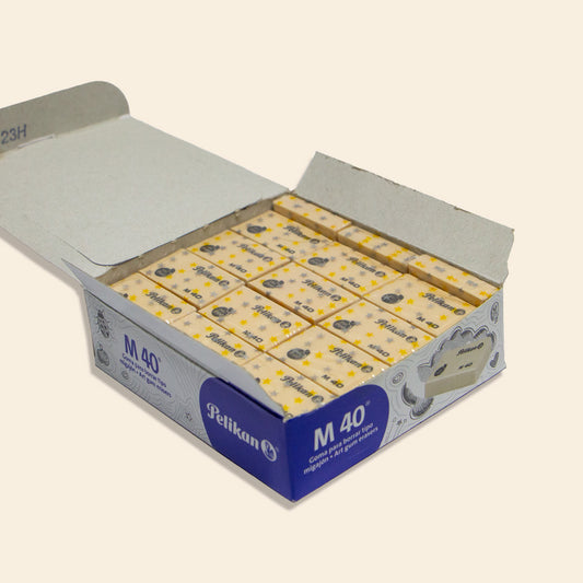 Goma Para Borrar M40 Pelikan Paquete con 40 Piezas
