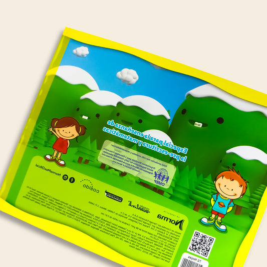 Cuaderno Cosido Italiano Cuadritos B Mi primer cuaderno Norma 72 Hojas