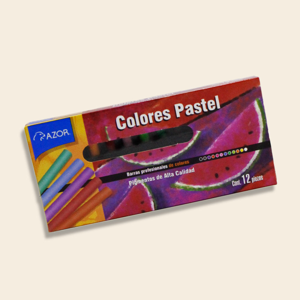 Barras Profesionales Colores Pastel Marca Azor, Diferentes Presentaciones