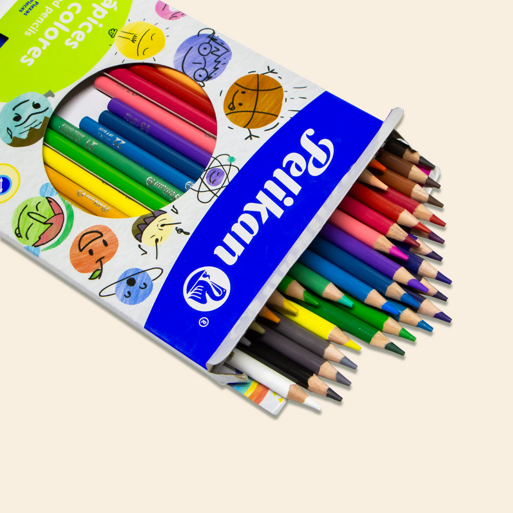 Colores Pelikan Con 36 Piezas Pelikan Redondos