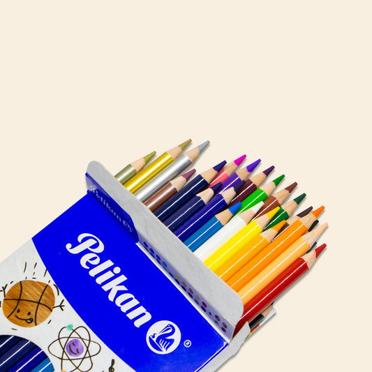 Colores Pelikan Redondos Con 24 Piezas