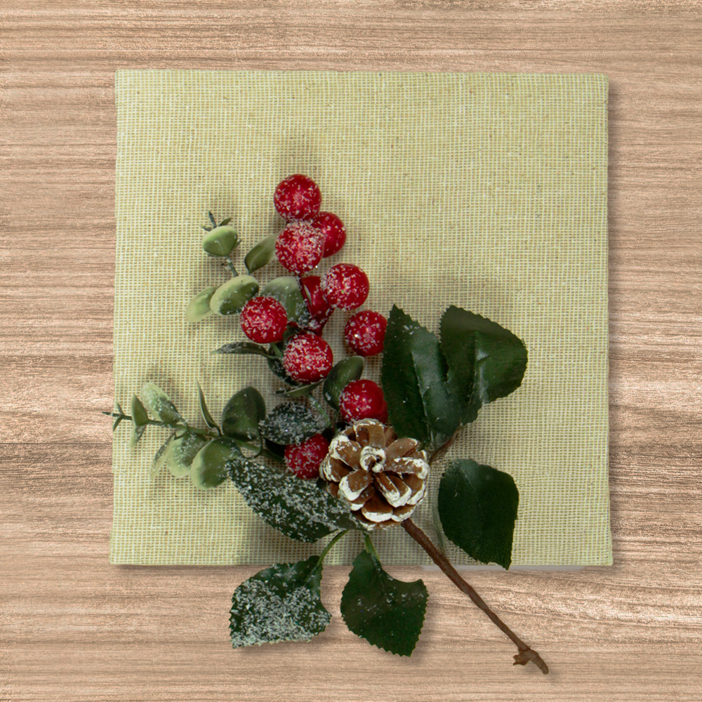 Pieza de Pick Berrie Nevada Con Piña