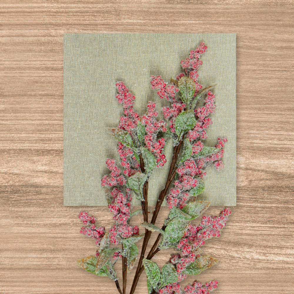 Pieza de Vara Berries Nevada Grande Rojo