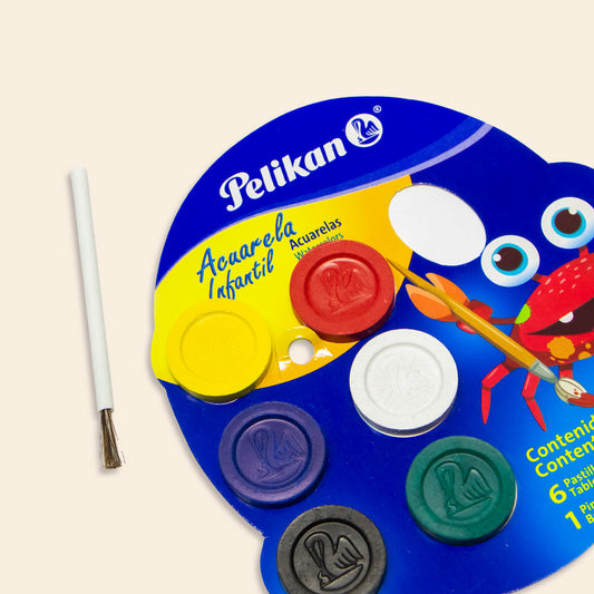 Acuarela 6 Colores Pelikan Infantil