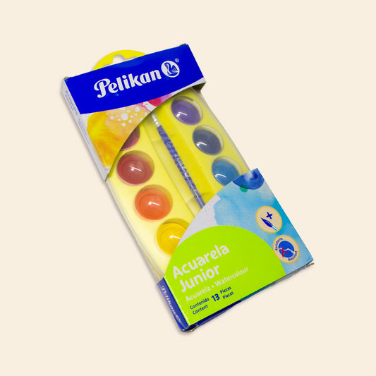 Estuche de Acuarelas con 12 colores Pelikan Junior