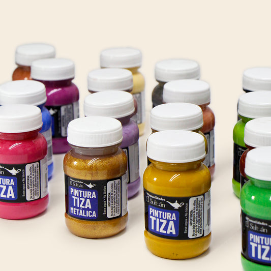 Pintura Tiza El Sultán Frasco con 100ML