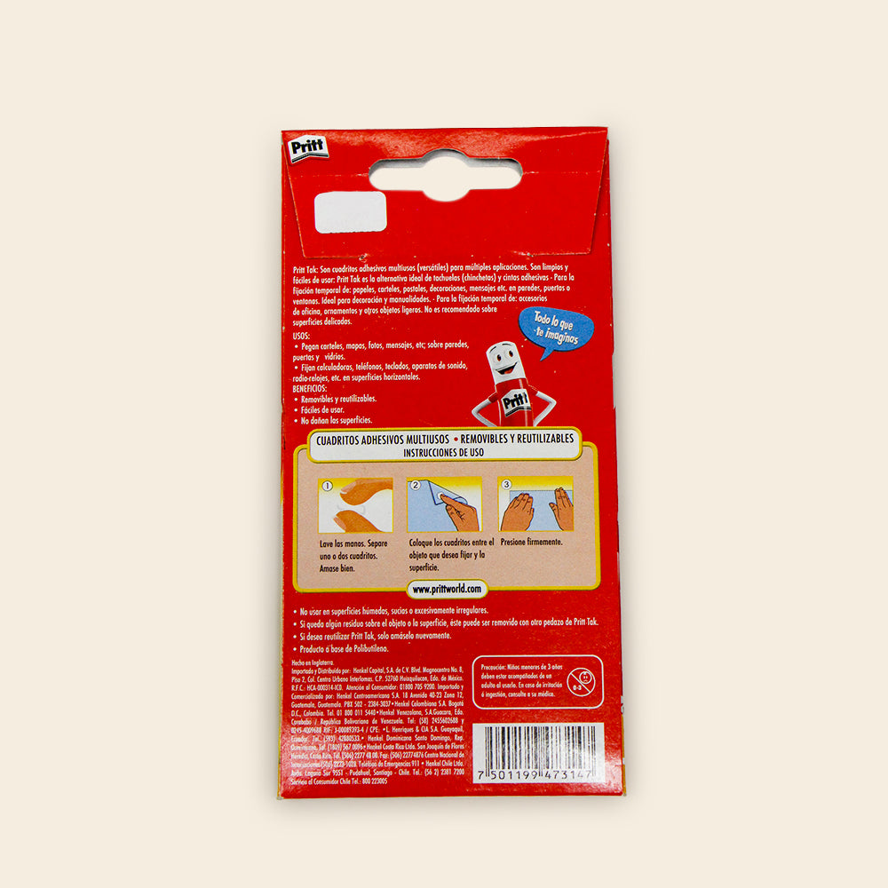 Cubitos Adhesivos Pritt Tak 35 Gramos