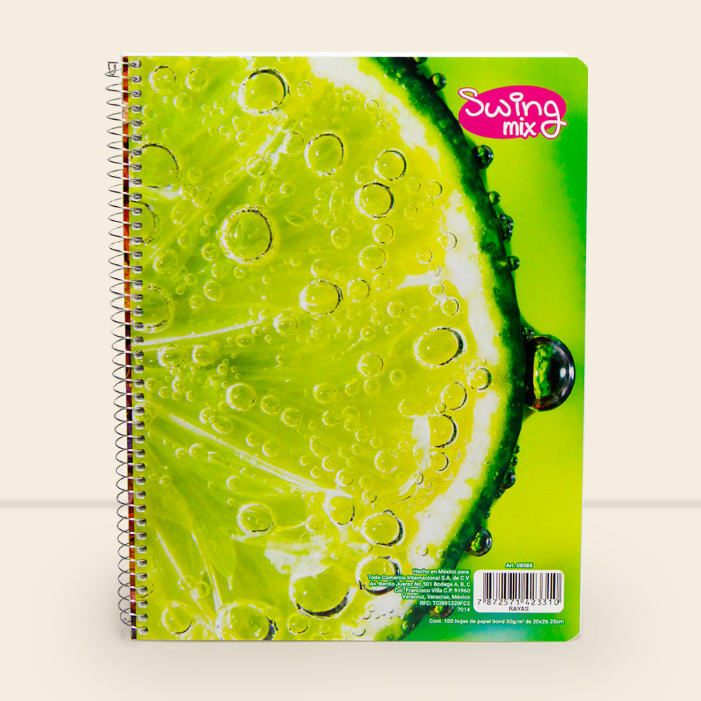 Libreta Swing Mix profesional con 100 Hojas Raya