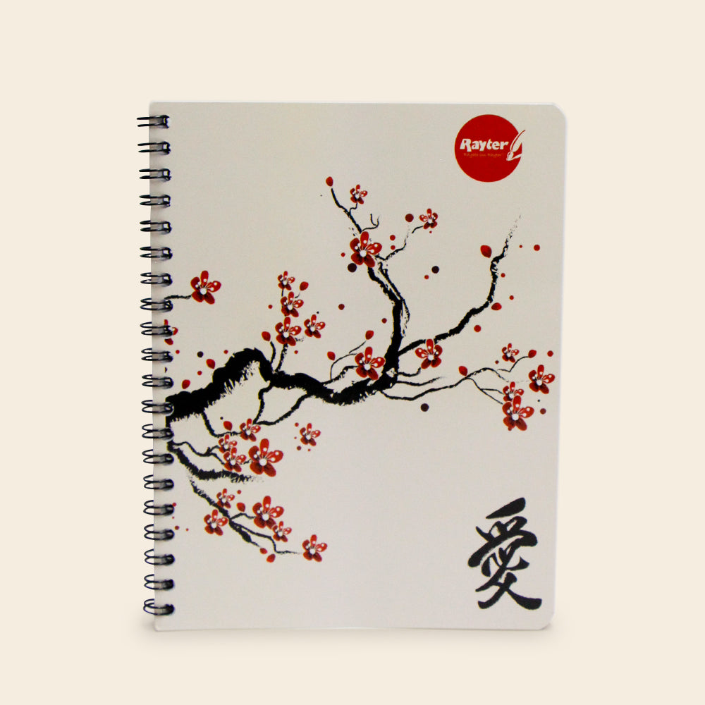 Libreta Rayter 100 Hojas con Doble Arillo, Varios Diseños y Modelos.
