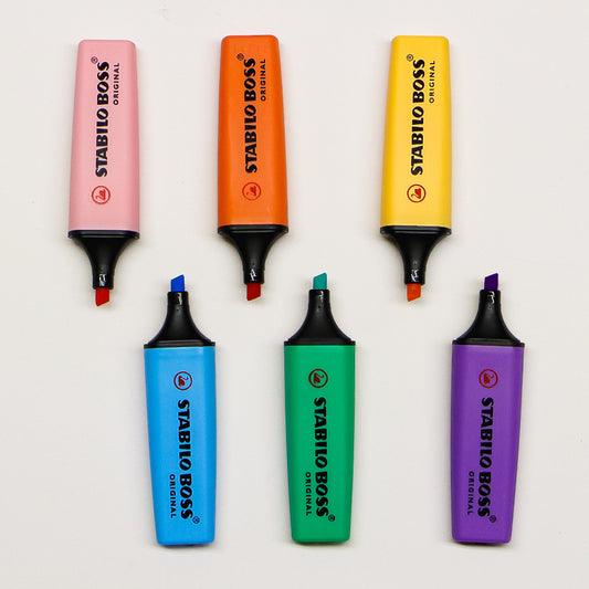 Marcadores Stabilo Boss Colores Mate