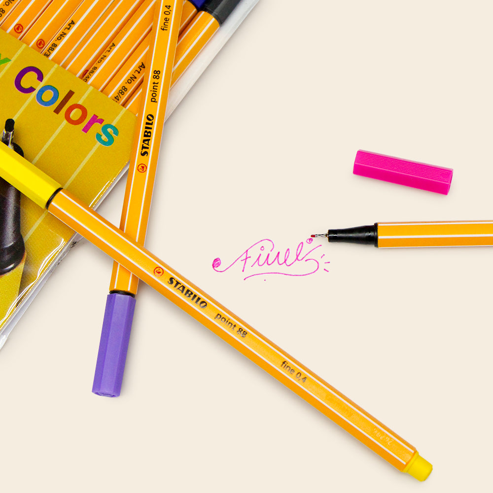 Stabilo Mix Colors Set con 12 Piezas 0.4mm