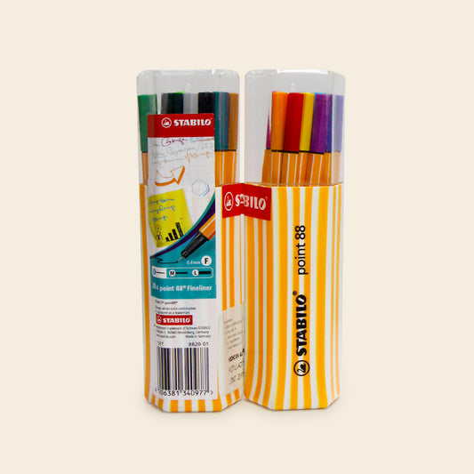 Stabilo Point 88, 2 Set con 20 Piezas