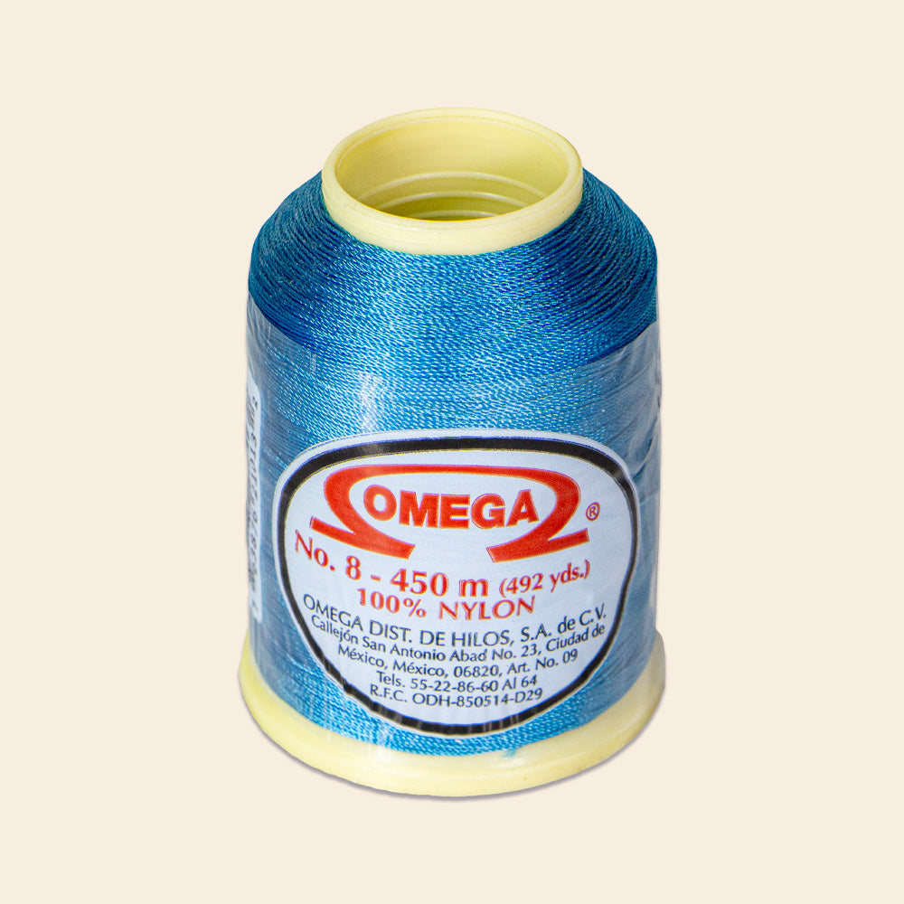 Hilo Tapiz #8 Omega Composición En Nylon Carrete 450 Metros