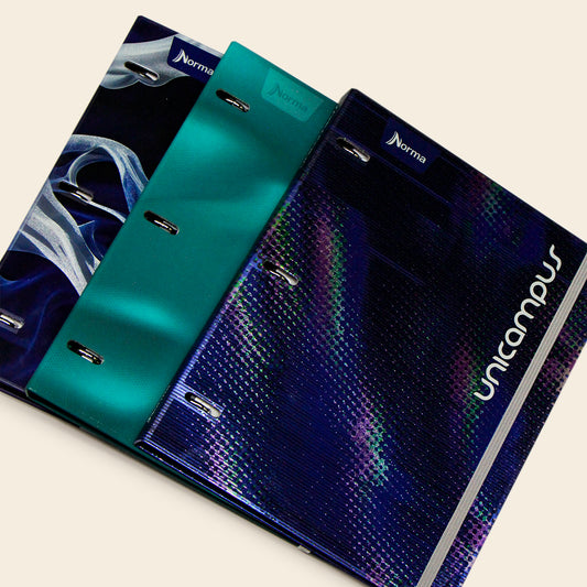 Carpeta Unicampus 100 Hojas Raya con Elástico