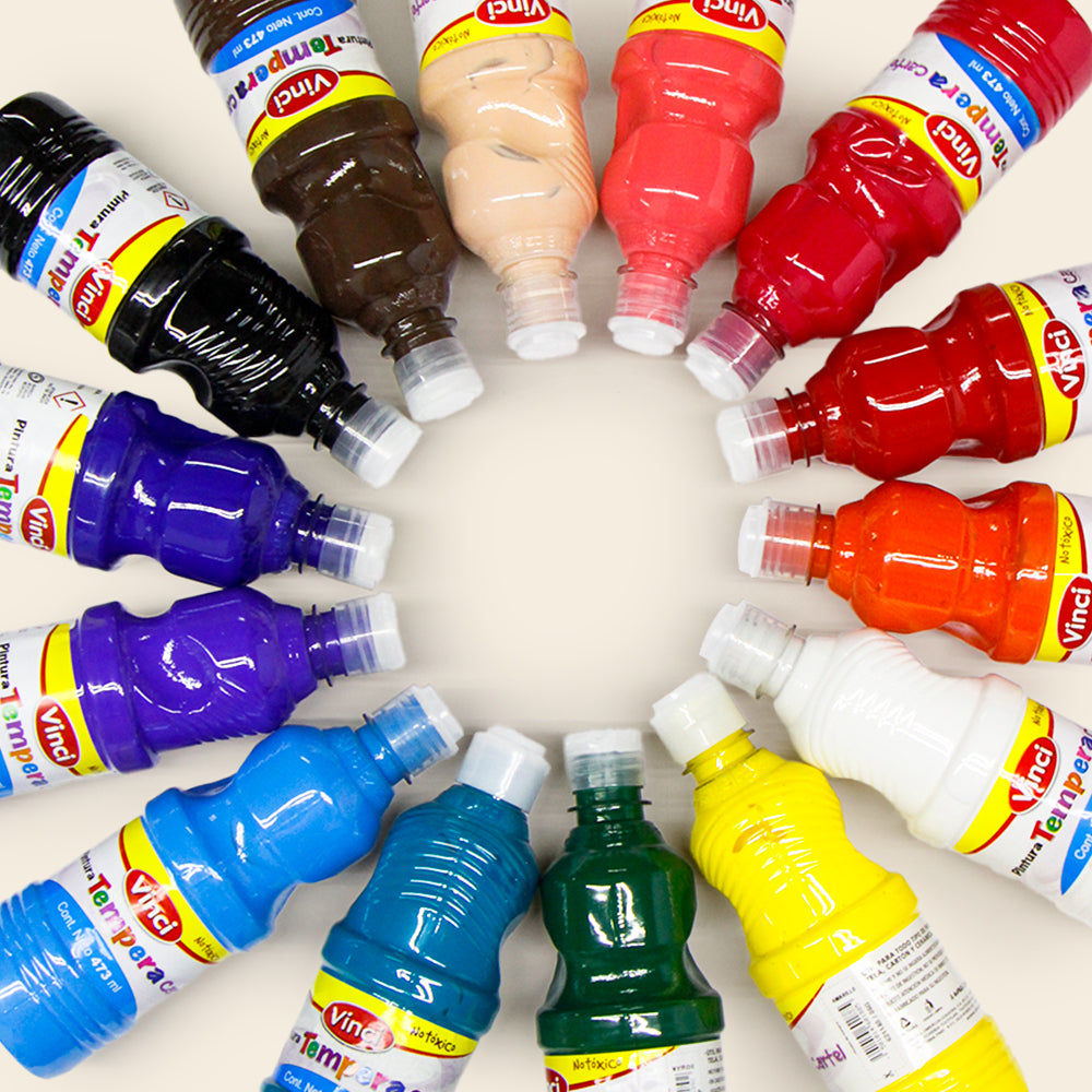 Pintura Tempera Cartel Vinci Con 473 ML