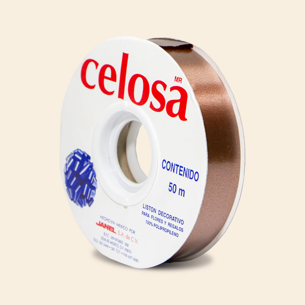 Listón Celosa Mod. 019 Ancho #5 Rollo Con 50 Metros