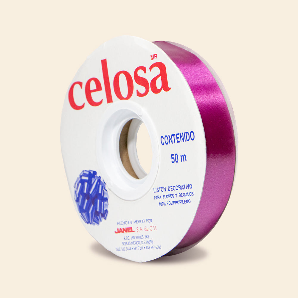 Listón Celosa Mod. 019 Ancho #5 Rollo Con 50 Metros