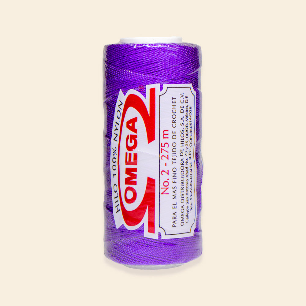 Carrete de Hilo Nylon OMEGA #2 con 275 Metros