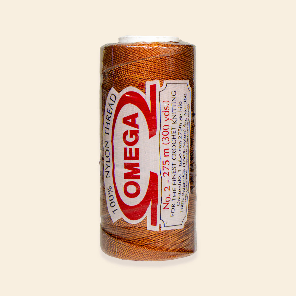 Carrete de Hilo Nylon OMEGA #2 con 275 Metros