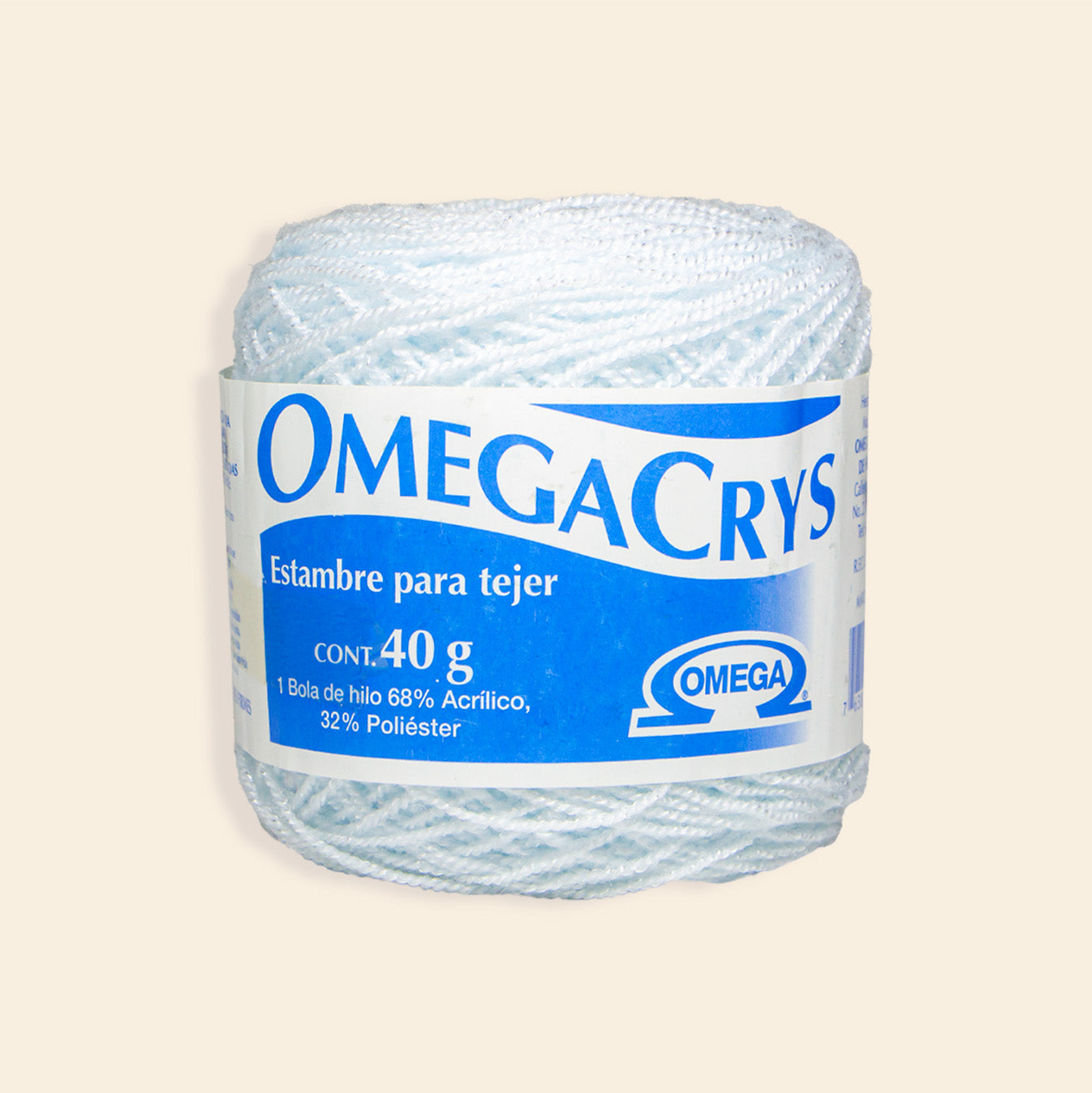 Estambre Omega Crys Bola con 50 G