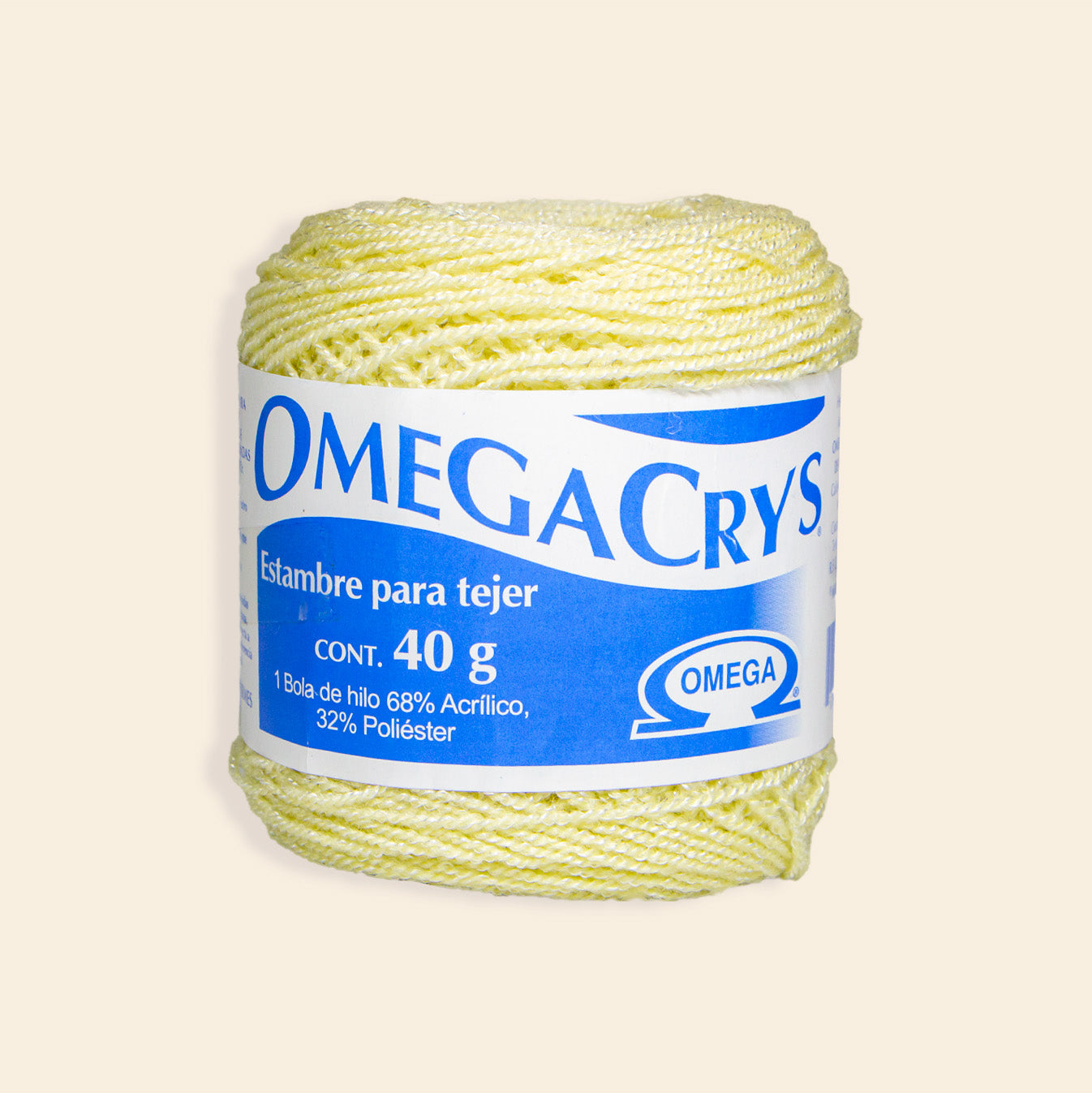 Estambre Omega Crys Bola con 50 G