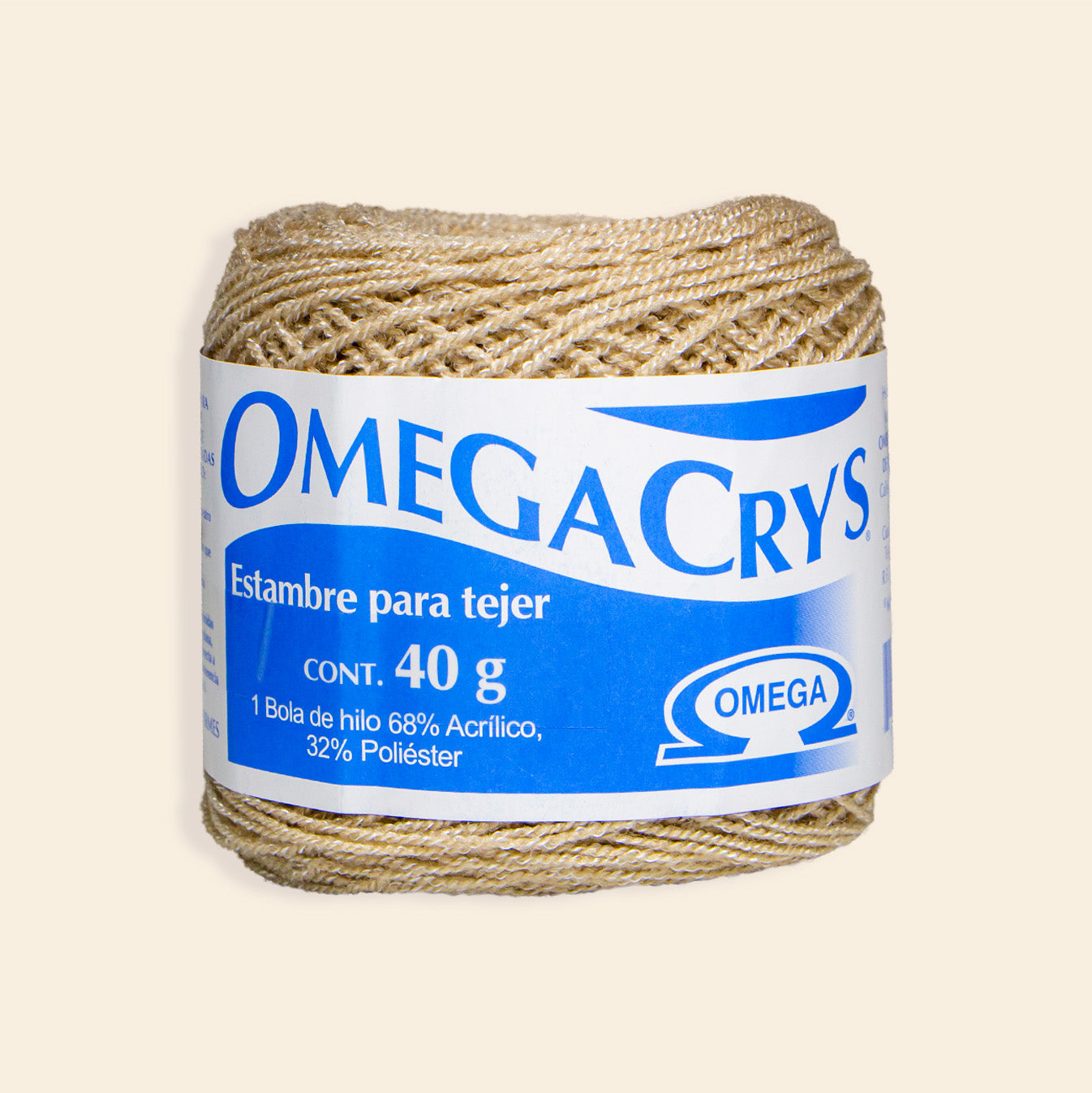 Estambre Omega Crys Bola con 50 G