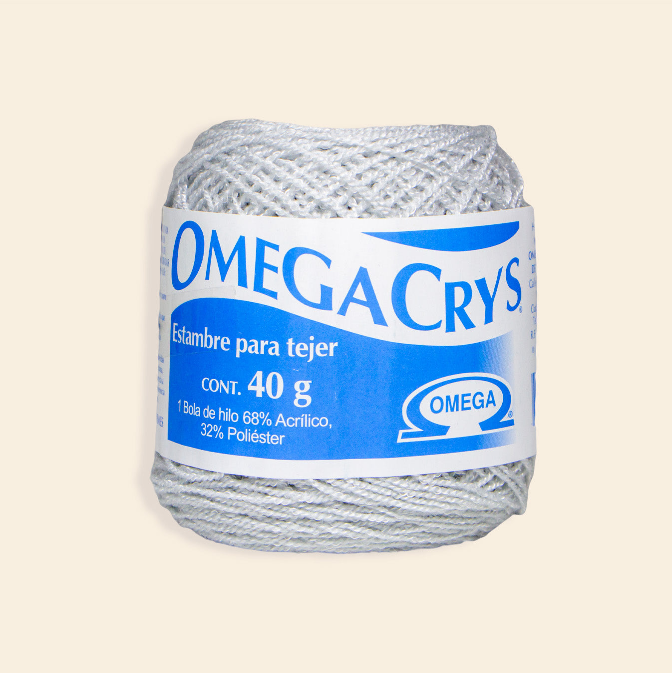 Estambre Omega Crys Bola con 50 G